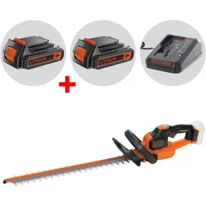 Akku Heckenschere Black & Decker GTC18502PC-QW 18V Akku 2Ah + Gratis 18-V-Akku 2 Ah - Schwert 50 cm