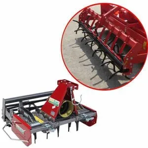 AgriEuro TOP-LINE Kreiselegge RF110 - Arbeitsbreite 110 cm - 10 Zinken - leichte Reihe - Noppenwalze