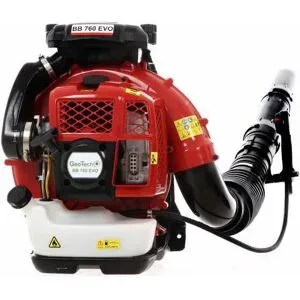 Rückentragbarer Benzin Laubbläser GeoTech BB 760 EVO - gepolsterte Rückenlehne - 3,6 PS