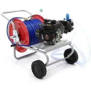 AgriEuro TOP-LINE Kit Sprühpumpe Comet MTP MC 25 - Loncin-Motor 148F-2 und Wagen