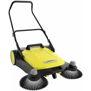Karcher Kärcher S 6 Twin - Handkehrmaschine  mit höhenverstellbarer Bügel mit Fangkorb - mit 38 L Kehrgutbehälter