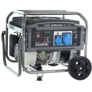 Blackstone BG 6050 - Benzin-Stromerzeuger mit Rädern und AVR-Regelung 4.3 kW - Dauerleistung 4 kW - 230V