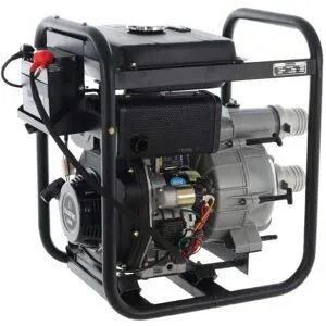 Diesel Wasserpumpe Blackstone BD-T 8000ES für Schmutzwasser mit Anschlüsse 80 mm - Euro 5
