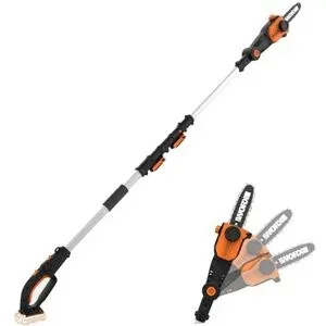 Akku-Astkettensäge auf Teleskopschaft Worx WG349E.9 - 20V - bis zu 1.8-2.3 m verlängerbar - SOLO - OHNE AKKU UND LADEGERÄT