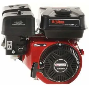 Einzylinder-4-Takt-Benzinmotor GeoTech Pro 212ccm mit horizontaler Antriebswelle
