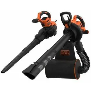 Black & Decker Laubbläser, Laubsauger BLACK+DECKER BEBLV300, 3 in 1