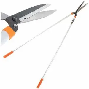 GeoTech FS-160L - Manuelle Schere/Heckenschere mit langem Schaft