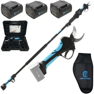 Campagnola Stark XL - Elektrische Astschere auf Stange 230 cm - 3x 21,6 V 2,5 Ah - Schnittdurchmesser max. 40 mm
