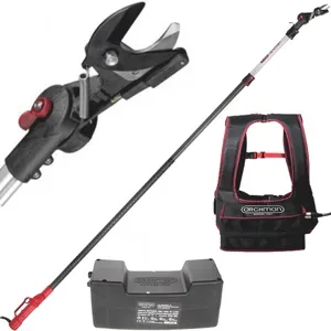 Archman HELIUM+  Elektrische Astschere mit Verlängerung 265415 cm  37 V, 8,7 Ah - Schnittdurchmesser max. 35 mm