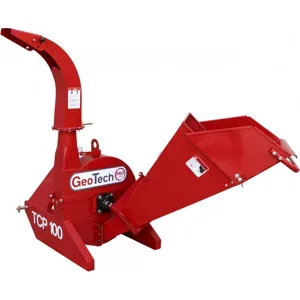 GeoTech Pro TCP 100 - Häcksler für Traktoren - Schnittdurchmesser 100 mm