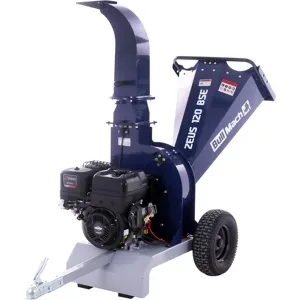 BullMach ZEUS 120 BSE - Professioneller Benzinhäcksler  - Motor B&S XR2100 13.5 PS mit E-Starter