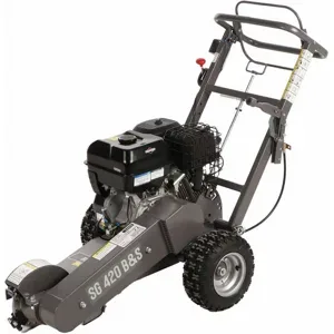 BlackStone SG 420 B&S - Baumstumpffräse - Motor B&S XR2100 420 ccm - Schneidegerät mit 8 Wolframkarbidhämmern