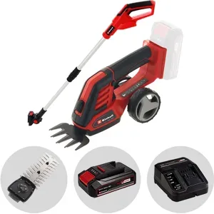 Einhell GE-CG 18/100 Li - Akku-Grasschere mit Schaft - 18V/2.5 Ah