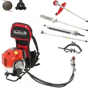 GeoTech GT-2 52 BP - 2-Takt-Rucksack-Motorsense, Astschere und Heckenschere - 52 ccm
