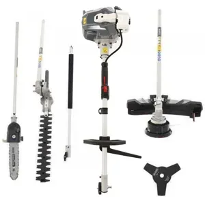 BlackStone BCI 430L - Multitool mit Motorsensen- Hochentaster- und Heckenscherenaufsatz