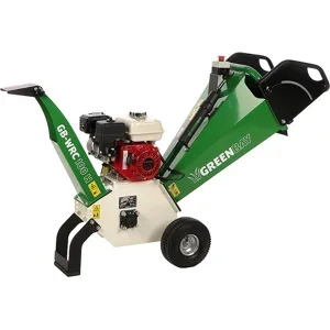 GreenBay GB-WRC 100 H - Profi Häcksler mit Verbrennungsmotor - 6,5 PS Honda GX200 Motor