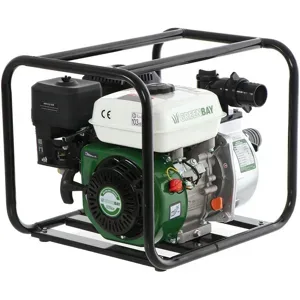 Benzinbetriebene Motorpumpe Greenbay GB-WP 50 - mit 50 mm Anschlüssstucken