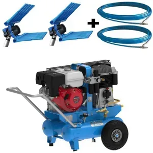 Campagnola MC 660 - Benzin Motorkompressor - Benzinmotor Honda GX270 + 2 Olivenrüttler