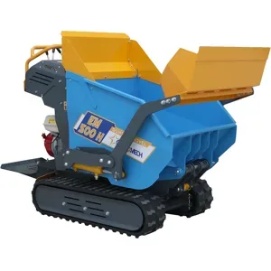 EuroMech EM500H Dump & Shovel  Raupendumper mit hydraulischer Kippmulde und Schaufel 500 kg  Hydrostatischer Antrieb