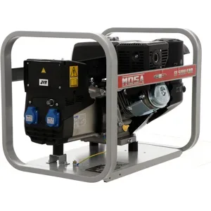 MOSA GE 5000 KBM AVR - Benzin-Stromerzeuger mit AVR-Regelung 4.4 kW - Dauerleistung 3.6 kW  - 230V - Motor Kohler CP CH 395