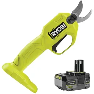 Akku-Gartenschere RYOBI RY18SCA-0 18V - mit Akku 18V/4 Ah - Schnittdurchmesser max. 25 mm