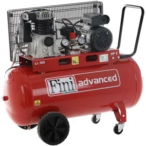 Fini Advanced MK 102-100-2M - Elektrischer Kompressor mit Riemenantrieb - Motor 2 PS - 100 l