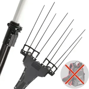 Zanon Murcielago R AL300 - Elektrischer Akku-Olivenschüttler mit Rucksackbatterie - Teleskopschaft 210/340 cm - OHNE AKKU