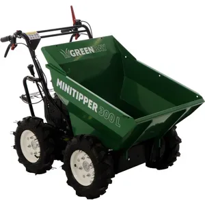 Benzin-Motorschubkarre 4x4  GreenBay  MiniTipper 300 L - Loncin G200F Motor