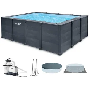 Aufstellpool Intex Graphite Grey Panel 26396NP