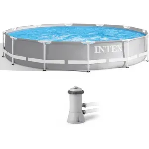 Intex Prisma Frame 26712NP - Ø366x76 cm - Aufstellpool + Filterpumpe
