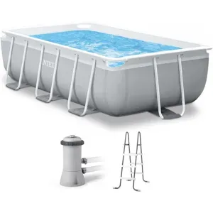 Intex Prisma Frame 26784NP - 300x175x80 cm - Aufstellpool + Filterpumpe und Poolleiter