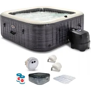 Intex Square Greystone Deluxe 28452NP - Ø196x71 cm - Whirlpool Spa