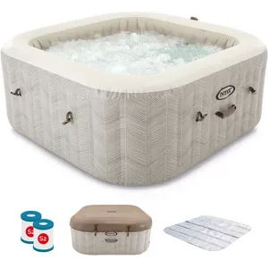 Intex Carrée Chevron Deluxe 28446EX - Ø173x71 cm - Whirlpool Spa