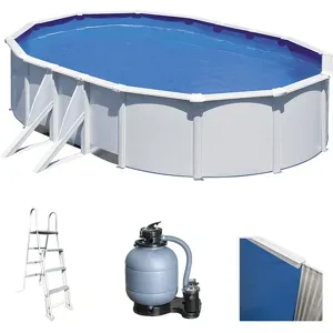 Gre Fidji Oval 500x300x120cm - Ovaler Stahlwandpool