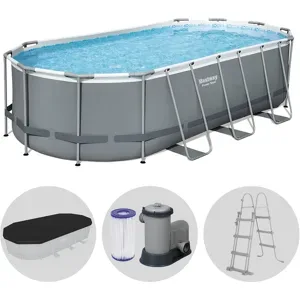 Bestway Power Steel 56710DE - 549x274x122 cm - Frame Pool, oval