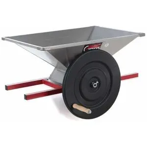 Grifo PPI.18 - Kleine handbetriebene Traubenmühle aus Edelstahl