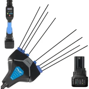 VESCO GALAXY XR14T.1 - Olivenrüttler mit Lithium-Batterie - Teleskopstange 210-320 cm - 14,4 V 6 Ah