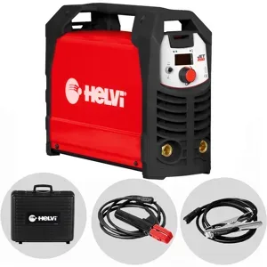 Helvi Jet 200  Inverter-Schweißgerät (MMA/TIG LIFT), stoßfeste Transportkoffer, Gleichstrom (DC)