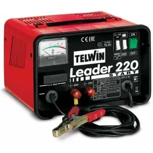 Telwin Leader 220 - Akkuladegerät und Starter - Batterien WET/START-STOP mit Spannung 12/24V