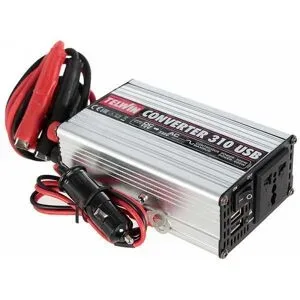 Telwin Converter 310 - Stromkonverter Inverter USB von 12V DC bis zu 230V AC - 2 USB-Anschlüsse - 300w