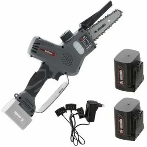 Akku-Astkettensäge Ausonia Nativa Saw - 3 x 24V 2.5Ah Akkus - Schnittkapazität 100mm