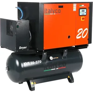 Italyco KVE 20/270 Premium - Schraubenkompressor - Max. Druck 10 bar