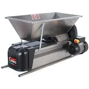 Grifo DMCI.18 - Traubenmühle/Abbeermaschine aus Edelstahl - Mit Schutzvorrichtungen