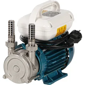 Tellarini Pompe Tellarini ALM 20 L-SR  Elektrische Umfüllpumpe aus Edelstahl  230 V  Gerade Edelstahlanschlüsse