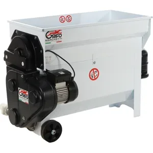 GRIFO DVEP30 - Elektrische Abbeermaschine mit Wanne - mit Schutzvorrichtungen