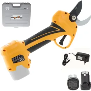 Volpi Predator PV360 - Elektrische Baumschere - 2x 14,4V/2,5Ah - Schnittdurchmesser max. 32 mm