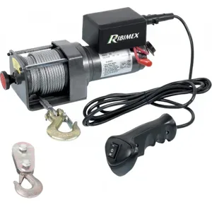 Ribimex PE12V/2500 - Batteriebetriebene Seilwinde  12V - 3 PS