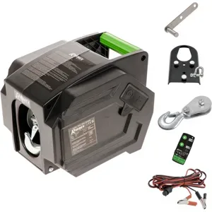 Ribimex PE12V/T1 - Akku-Seilwinde 12V - Mit Funksteuerung