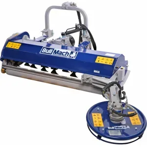 BullMach MAIA 155 SH  Schlegelmulcher für Traktor mit Zwischenreihen-Scheibe  Mittlere Serie  Hydraulische Seitenverschiebung