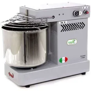 Famag IM 8/230 10 Geschwindigkeiten Silber  Spiralkneter 8 kg